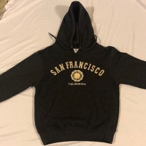 Dark grey San Francisco hoodie